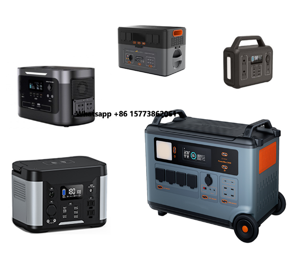 Ac Outdoor Power - แบตเตอรี่ลิเธียม Lifepo4 สำหรับตั้งแคมป์กลางแจ้ง 500W 1000W 2400W