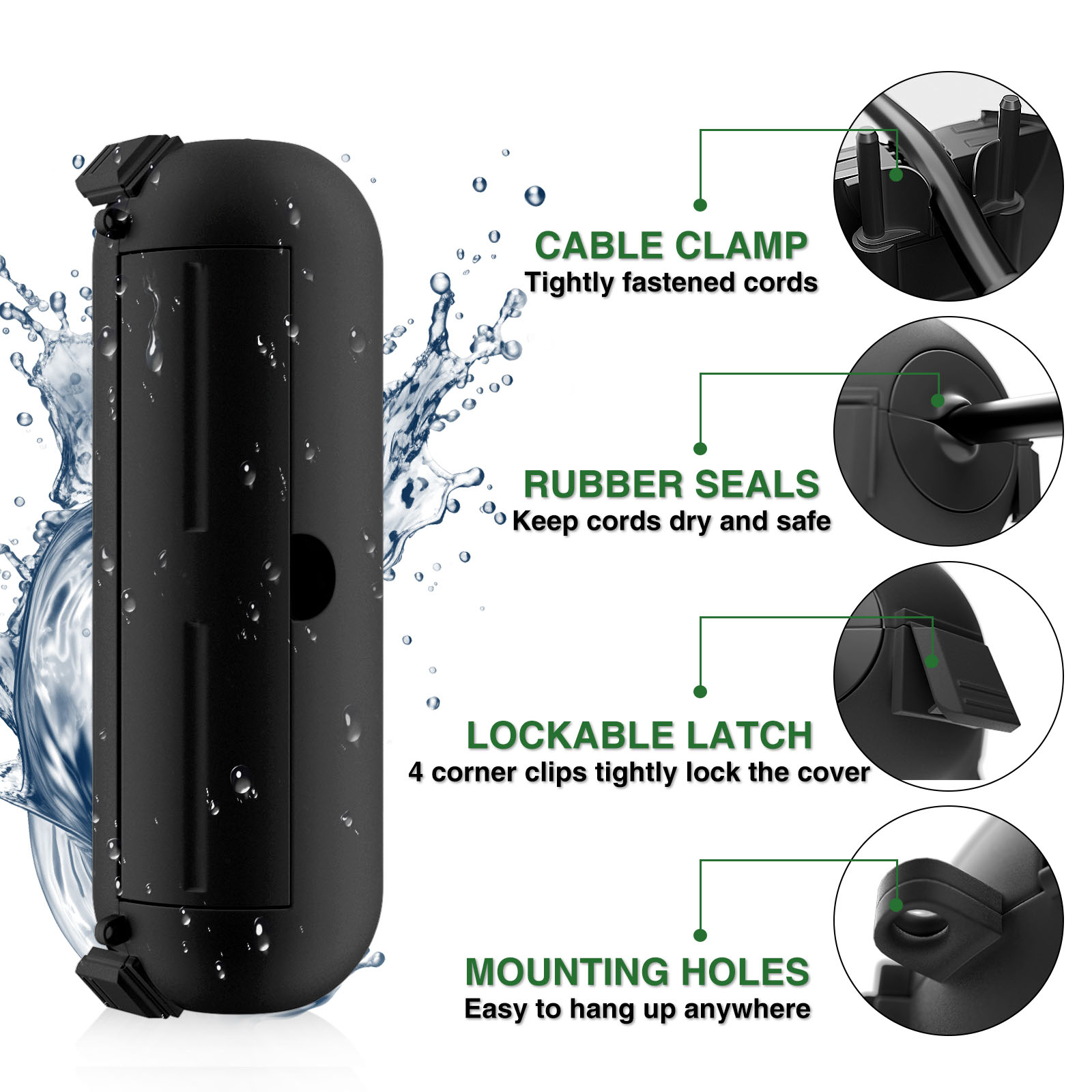 กล่องไฟฟ้าขนาดเล็กสำหรับใช้งาน - Outdoor Use Power Strip บทวิจารณ์และราคา