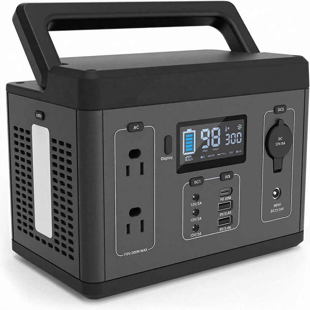 สถานีพลังงานแบบพกพา 500W แบตเต - Ac Outdoor Power บทวิจารณ์และราคา